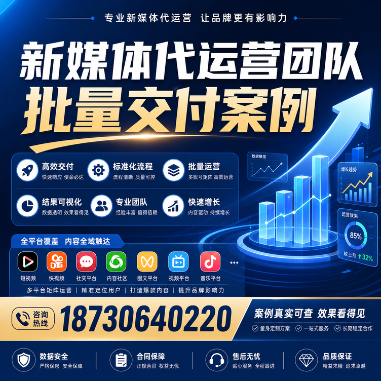 惠州代运营公司多客户账号批量高效交付案例