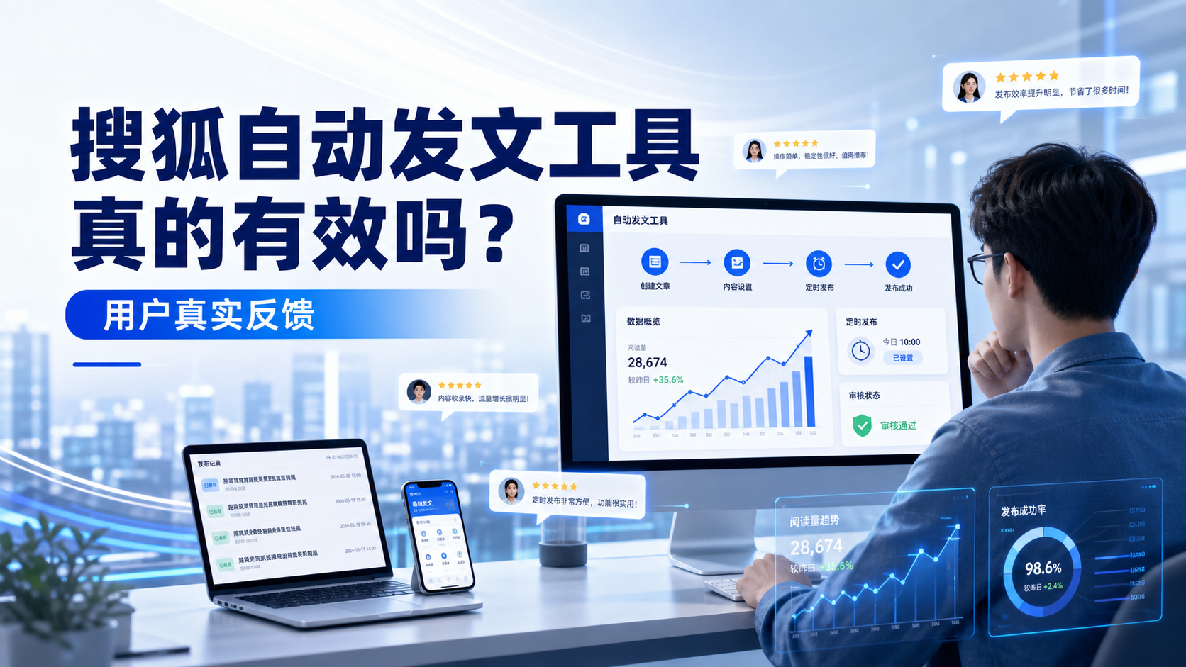 搜狐自动发文工具真的有效吗？惠州用户的真实反馈